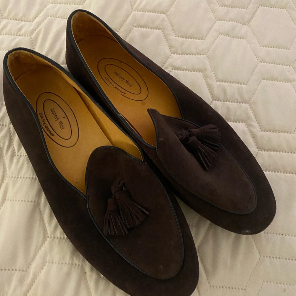 Luxurious Dark Brown Tassel Loafers